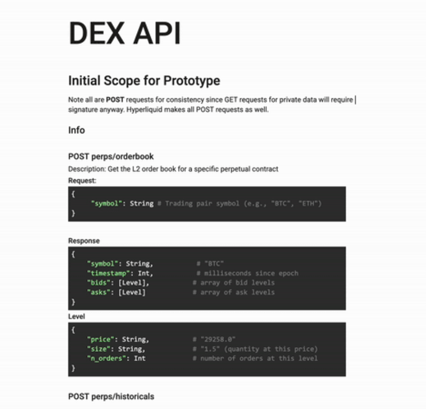 Opal DEX API